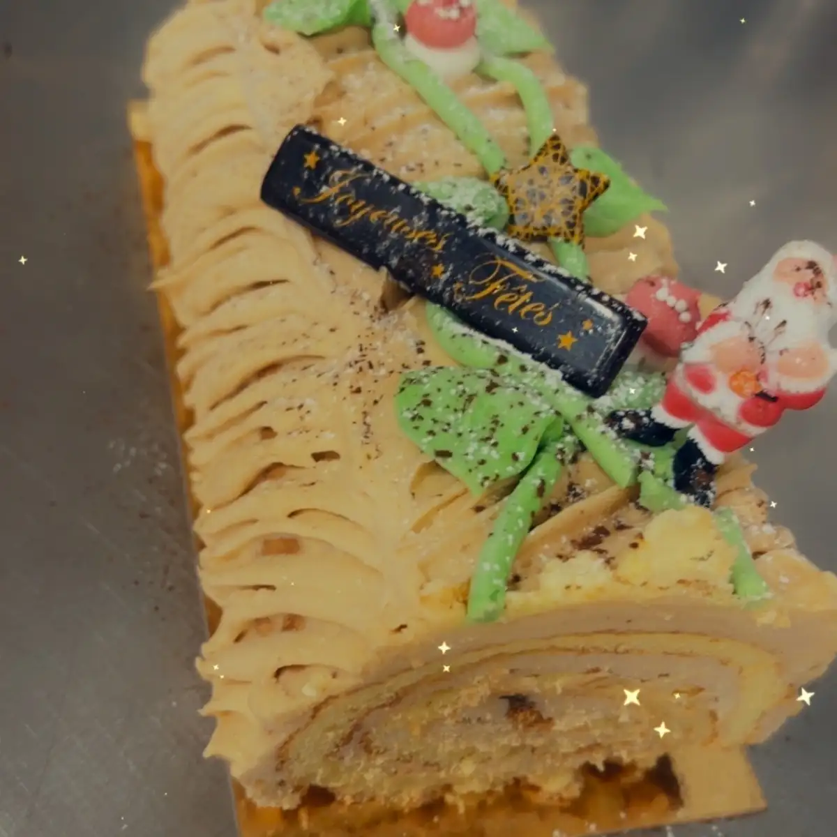 Bûches crème au beurre - Parfum Praliné