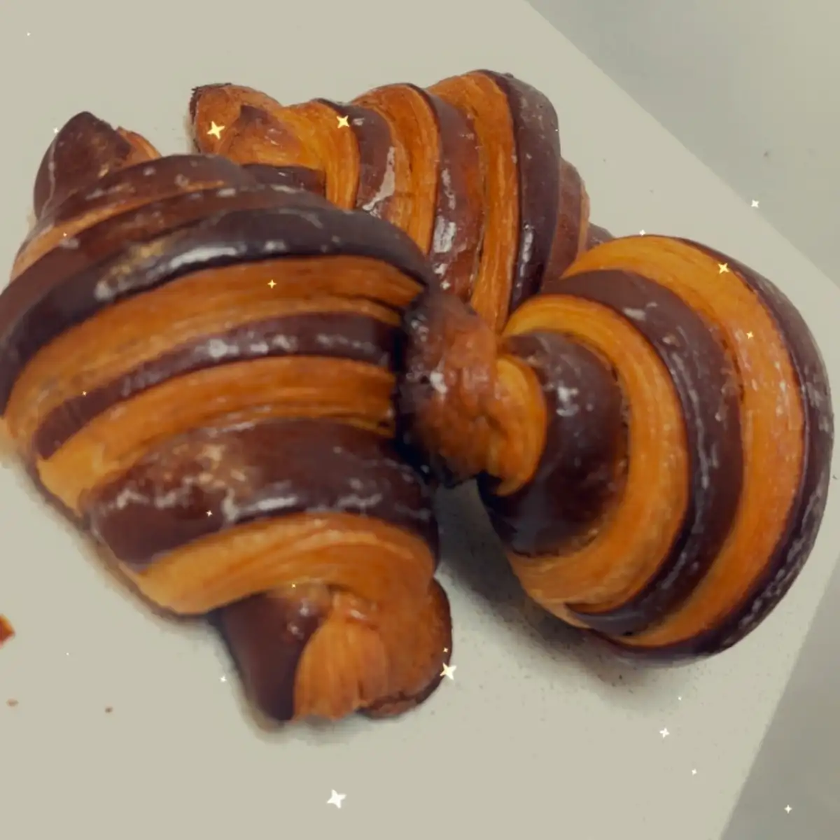 Croissant Cookie Pur Beurre Bicolore